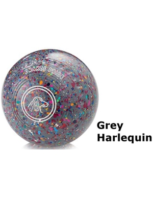 Drakes Pride Gripped Bowls d-tec - Grey Harlequin
